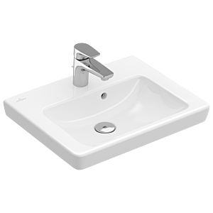 Villeroy & Boch Waschtisch Subway 2.0 7315F001 50 x 40 cm, weiss, mit Hahnloch und Überlauf
