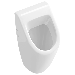 Villeroy & Boch Absaugurinal Subway 75130001 weiss, Zulauf verdeckt