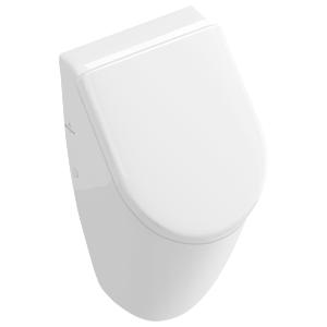 Villeroy & Boch Subway Absaug Urinal 751301R1 weiss, Ceramicplus, Zulauf verdeckt, für Deckel