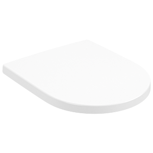 Villeroy &amp; Boch Subway 3.0 toilet seat 8M4261RW, stainless steel hinges, without QuickRelease and Softclosing, stone white Ceramic plus