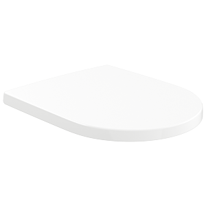 Abattant de toilettes Villeroy &amp; Boch Subway 3.0 8M42S101, charnières en acier inoxydable, avec système QuickRelease et fermeture amortie, blanc alpin
