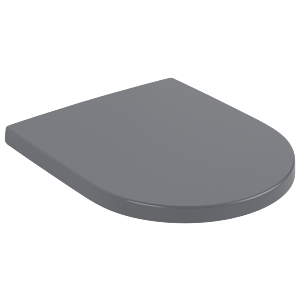 Villeroy und Boch Subway 3.0 WC-Sitz 8M42S1i4 Schaniere aus Edelstahl, mit QuickRelease und Softclosing, graphite Ceramic plus