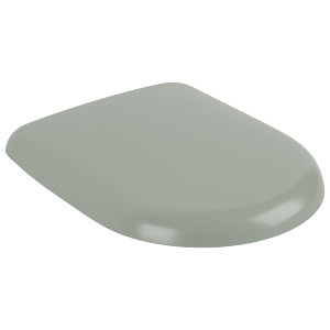 Abattant WC Villeroy et Boch Antao 8M67S1R8 ovale, dégagement rapide, fermeture amortie, charnières en acier inoxydable, vert matin C-plus