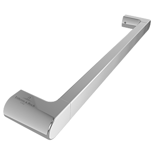Villeroy und Boch Vicare Desing Wandhaltegriff 92170861 40 cm, vertikal oder horizontal, Aluminium verchromt