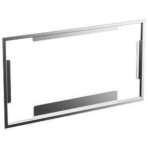 V&B Distanzrahmen ViConnect edelstahl, flächenbündig