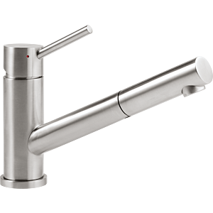 Villeroy &amp; Boch Como Shower kitchen faucet 925211LC, low pressure, 8 l/min, pull-out, solid stainless steel