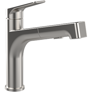 Villeroy and Boch single lever sink mixer 928200LC swiveling Strahlregler , Stainless Steel solid