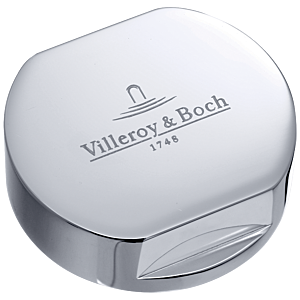 Villeroy und Boch Abdeckkappe 94052661 Messing chrom glänzend, rund, für Einzeldrehgriff