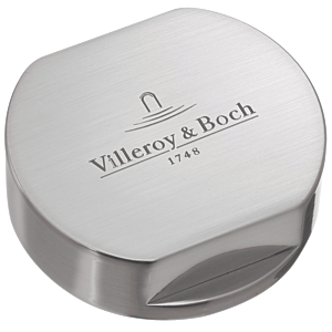 Villeroy and Boch cap 940525L7 brass Stainless Steel brushed, round, for double twist grip