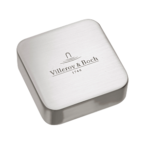 Villeroy and Boch cap 940535L7 brass Stainless Steel brushed, square, for double twist grip