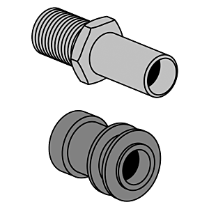 Villeroy & Boch Zuflussverbinder 99330000 für Urinal