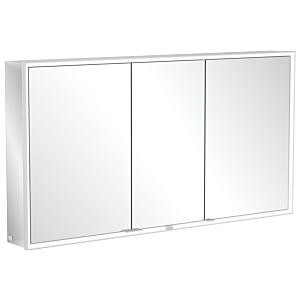 Villeroy und Boch My View Now Spiegelschrank A4551400 140 x 75 x 16,8 cm, LED-Beleuchtung, 3 Türen, mit Sensorschalter
