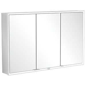 Villeroy und Boch My View Now Einbau-Spiegelschrank A4561200 120 x 75 x 16,8 cm, LED-Beleuchtung, 3 Türen, mit Sensorschalter