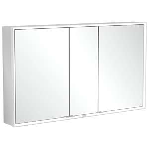 Villeroy und Boch My View Now Einbau-Spiegelschrank A4561300 130 x 75 x 16,8 cm, LED-Beleuchtung, 3 Türen, mit Sensorschalter
