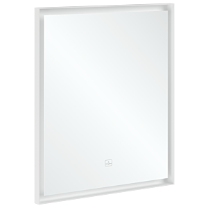 Villeroy und Boch Subway 3.0 Spiegel A4636500 Aluminiumrahmen, 65 x 75 x 4,75 cm, weiß matt
