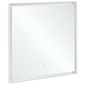 Villeroy and Boch Subway 3.0 Mirrors A4638000 aluminum frame, 80 x 75 x 4.75 cm, white matt