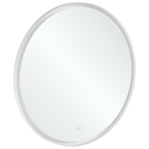 Villeroy and Boch Subway 3.0 Mirrors A4649100 aluminum frame, round, 91 x 91 x 4.5 cm, matt white