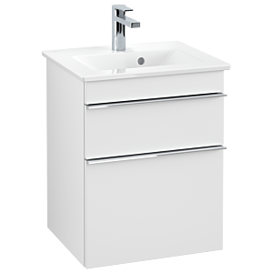 Villeroy und Boch Venticello Waschtisch-Unterschrank A92201MS 46,6 x 59 x 42,5 cm, Griff Chrom, White Matt