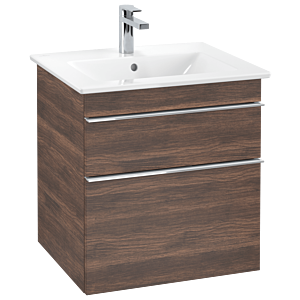 Villeroy und Boch Venticello Waschtisch-Unterschrank A92301VH 55,3 x 59 x 50,2 cm, Griff Chrom, arizona oak