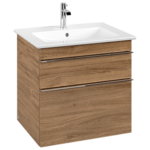 Venticello Villeroy et Boch vasque A92401RH 60,3x59x50,2cm, poignée chrome, Kansas Oak