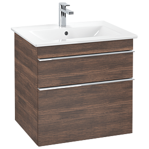 Venticello Villeroy et Boch vasque A92401VH 60,3 x 59 x 50,2 cm, poignée chrome, chêne d&#39;Arizona