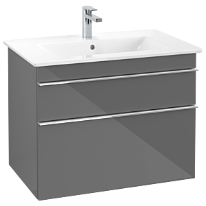 Villeroy & Boch Venticello Waschtischunterschrank A92501FP, 75,3x59x50,2 cm, Glossy Grey