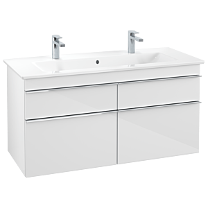 Villeroy & Boch Venticello Unterschrank A92901DH XXL, 115,3x59x50,2cm, Griff Chrom, Glossy White