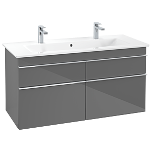 Villeroy & Boch Venticello Unterschrank A92901FP XXL, 115,3x59x50,2cm, Griff Chrom, Glossy Grey