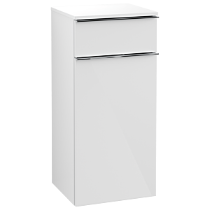 Villeroy & Boch Seitenschrank Venticello A95001DH 40,4 x 86,6 x 37,2cm, Anschlag links, Glossy White