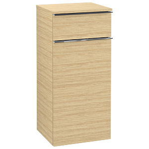 Villeroy et Boch Venticello armoire latérale A95001VJ 40,4 x 86,6 x 37,2 cm, gauche, poignée chrome, chêne nordique