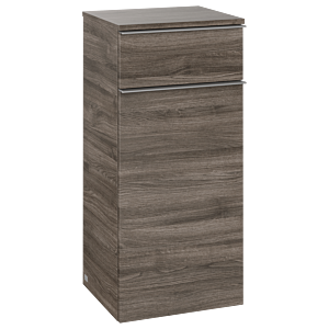 Villeroy and Boch Venticello side cabinet A95011RK 40.4x86.6x37.2cm, stop right, handle chrome, Stone Oak
