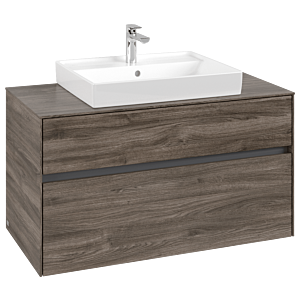 Collaro Villeroy et Boch vasque C01900RK 100x54.8x50cm, centre de vasque, Stone Oak