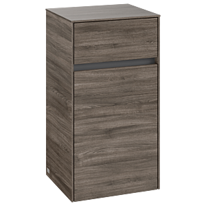 Villeroy et Boch Collaro armoire latérale C03200RK 40,4x74,8x34,9cm, charnière à gauche, Stone Oak