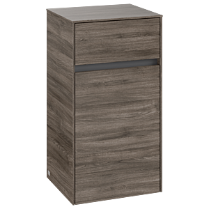 Villeroy et Boch Collaro armoire latérale C03201RK 40,4x74,8x34,9cm, butée à droite, Stone Oak