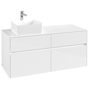 Villeroy and Boch Collaro vanity unit C04200DH 120 x 54.8 x 50 cm, Glossy White