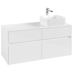 Villeroy and Boch Collaro vanity unit C04300DH 120 x 54.8 x 50 cm, Glossy White