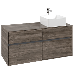 Villeroy and Boch Collaro vanity unit C04300RK 120x54.8x50cm, vanity unit right, Stone Oak