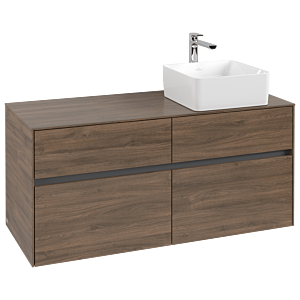 Villeroy und Boch Collaro Waschtischunterschrank C04300VH 120 x 54,8 x 50 cm, Waschtisch rechts, Arizona Oak
