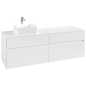 Villeroy and Boch Collaro vanity unit C05000DH 160 x 54.8 x 50 cm, Glossy White