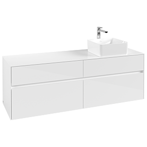 Collaro Villeroy et Boch vasque C05100DH 160 x 54,8 x 50 cm, Glossy White