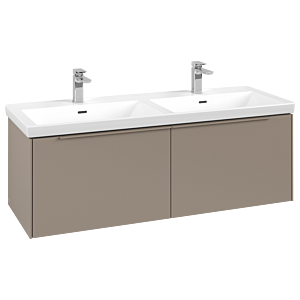 Subway 3.0 Villeroy et Boch vasque C56702VM 127,2x42,9x47,8cm, sans LED / poignée monochrome, taupe