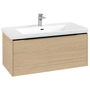 Villeroy and Boch Subway 3.0 vanity unit C56901VJ 97.3x42.9x47.8cm, without LED / handle Volcano black, nordic oak