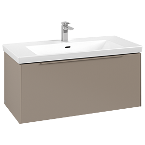 Villeroy and Boch Subway 3.0 vanity unit C56902VM 97.3x42.9x47.8cm, without LED / handle monochrome, taupe