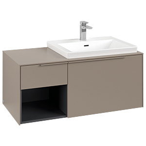 Subway 3.0 Villeroy et Boch vasque C571L2VM 100,1x42,25x51,6cm, avec LED / poignée monochrome, taupe