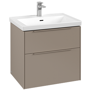 Villeroy and Boch Subway 3.0 vanity unit C57602VM 62.2x57.6x47.8cm, without LED / handle monochrome, taupe