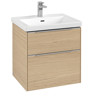 Villeroy and Boch Subway 3.0 vanity unit C57800VJ 57.2x57.6x47.8cm, without LED / handle aluminum glossy, nordic oak