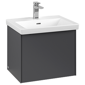 Subway 3.0 Villeroy et Boch vasque C579L2VR 52,3x42,9x44,75cm, avec LED / poignée monochrome, graphite