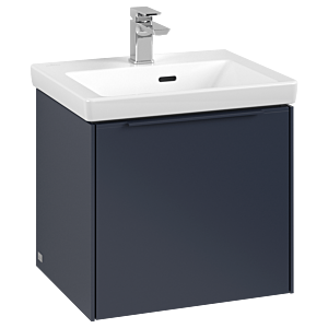 Villeroy und Boch Subway 3.0 Waschtisch-Unterschrank C58002VQ 47,3x42,9x40,75cm, ohne LED/Griff monochrom, marine blue