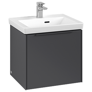 Subway 3.0 Villeroy et Boch vasque C58002VR 47,3x42,9x40,75cm, sans LED / poignée monochrome, graphite