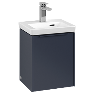 Villeroy und Boch Subway 3.0 Waschtisch-Unterschrank C58402VQ 35,1x42,9x30,9cm, Schanier rechts/Griff monochrom, marine blue